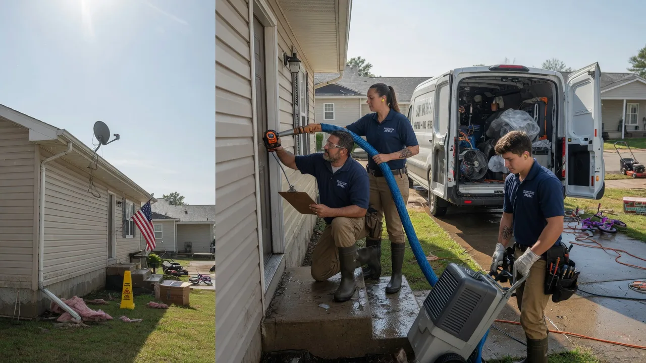 Ceiling Water Damage Restoration in Blanford, IN near me
